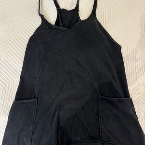 Free People Hot Shot Black Mini Dress